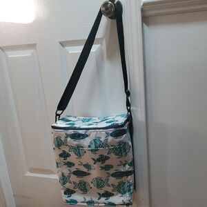 Thirty-one Fish Print Insulated Cooler Lunch Bag